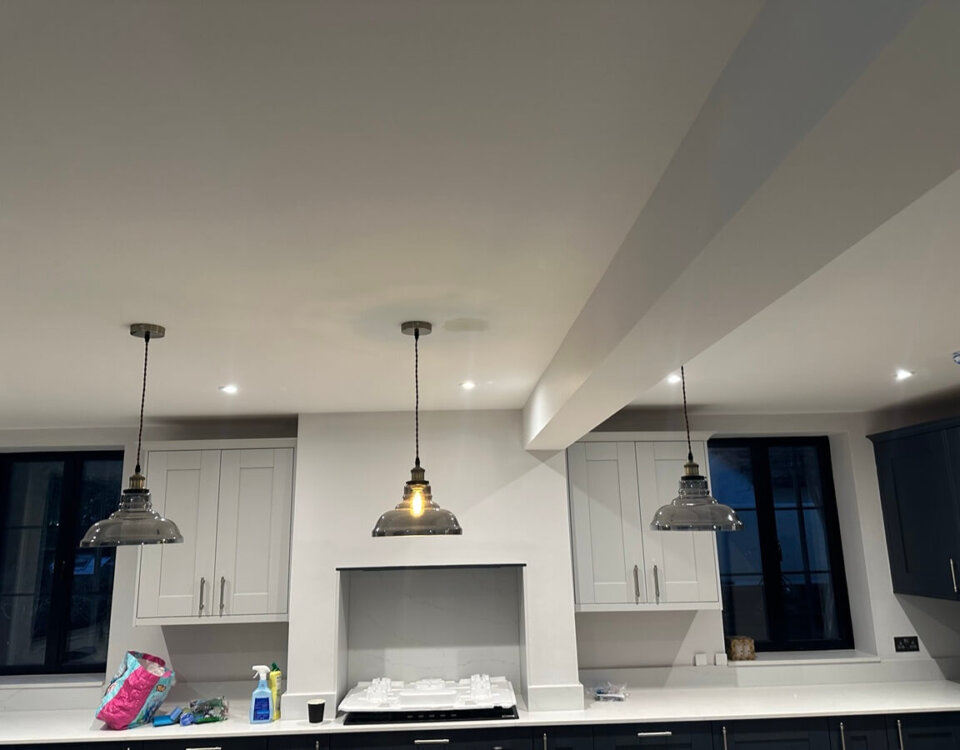 Downlight Installation and Induction Hob Connection