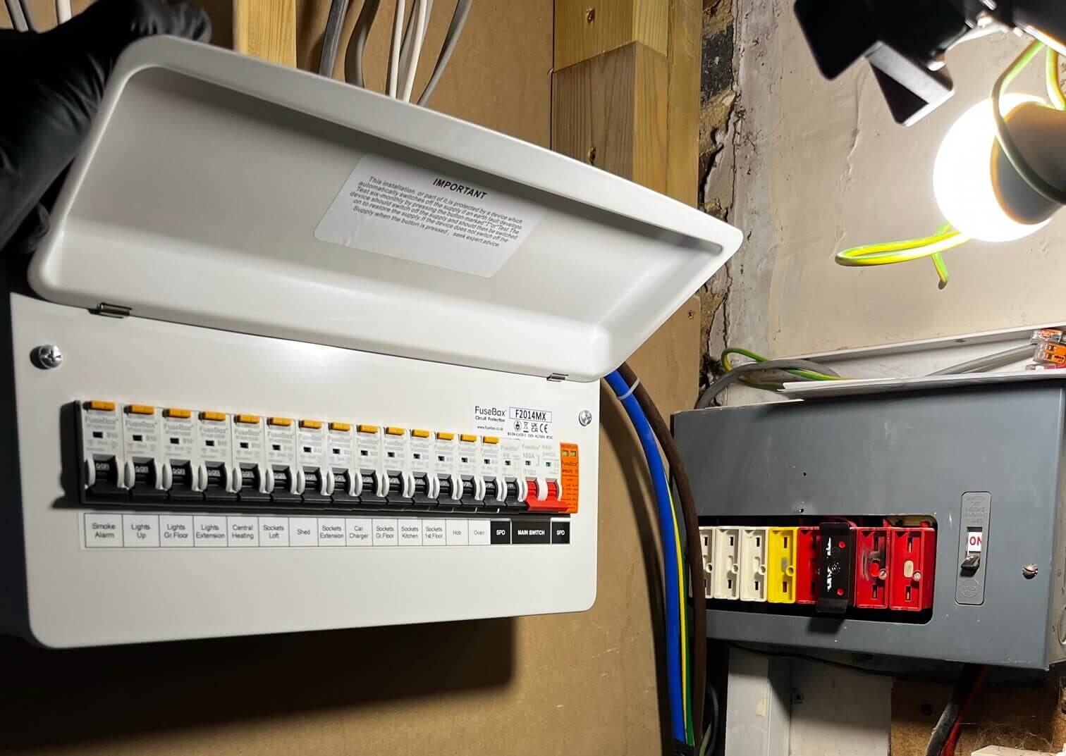 Rewiring and Fuse Board Upgrade Yunal 18th Nov 2025